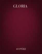 Gloria TTBB choral sheet music cover